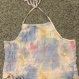 Tie-Dye Halter Top